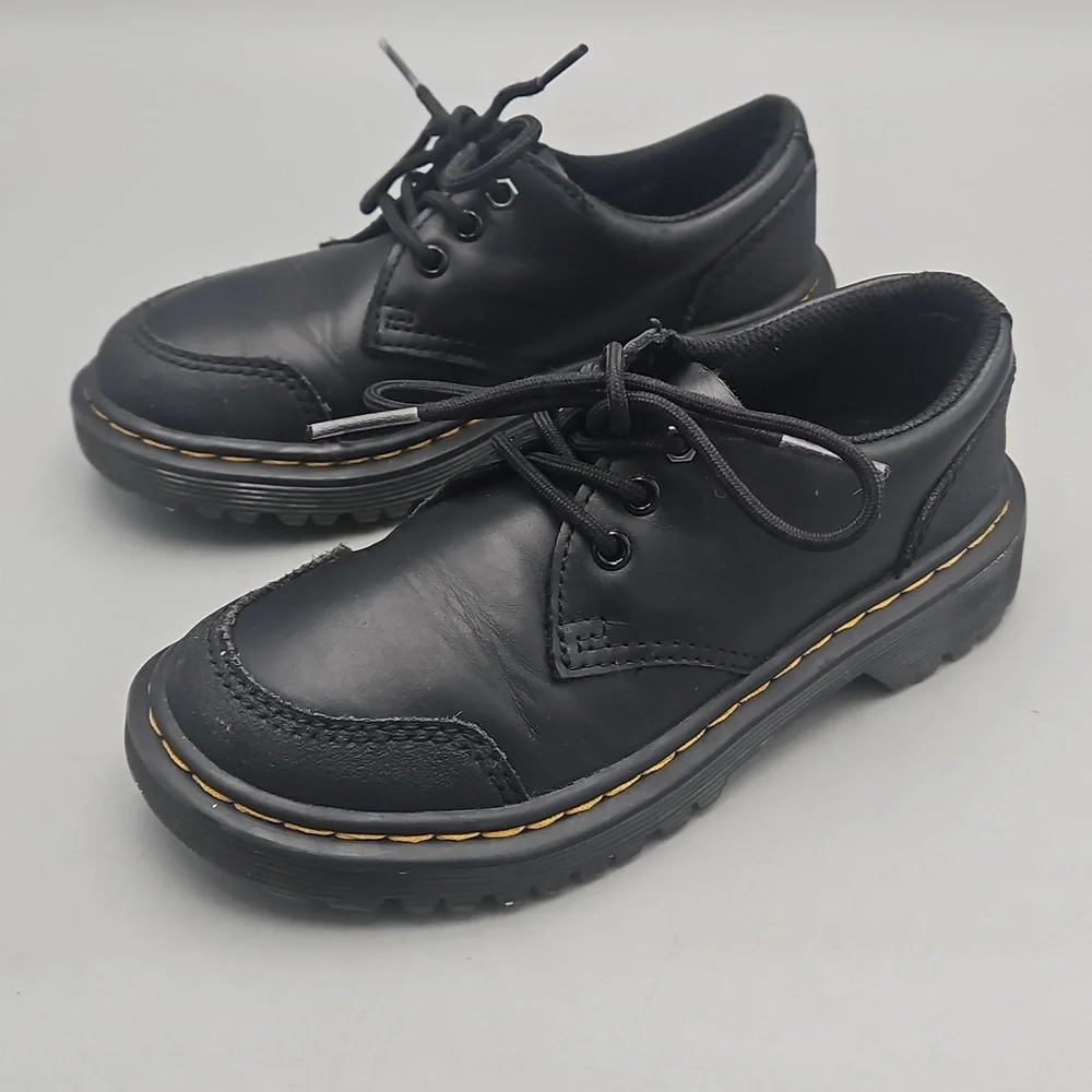Dr. Martens 1461 Oxford - Kids' size 12 toddler Black Overlay